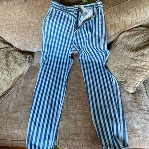 Vintage striped jeans